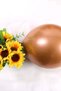 Copper Color Chrome Balloon 50 Pieces 30 Cm Incredibly Shiny Mirrored Color Vivid Birthday Party Balloon - 8