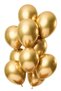 Gold Colored Chrome Balloon 50 Pieces 30 Cm Golden Yellow Incredibly Bright Color Vivid Birthday Party - 5