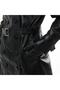 Women's Leather Trench Coat Black - 7