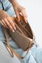 Dayanna Mink Tan Women's Shoulder and Crossbody Bag 16x22 Size - 3