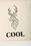 Cloth Bag Tote Bag Cool Deer Printed - 8