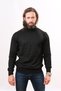 Wool Full Fisherman Sweater - Black