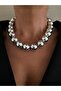 Rs Silver Color Design Ball Ball Necklace - 2