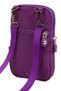 Yuppy Club Women's Waterproof Crinkle Mini Phone Wallet and Passport Cross Shoulder Bag with Neck Strap. - 7
