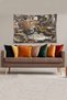 Multi-Colored Mosaic Patterned Stain-Proof Velvet Fabric Wall Cloth Wall Carpet Tapestry - 3