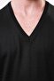 Woolen V-Neck Sweater - Black - 5