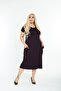 Plus Size Ethnic Double Pocket Knee Length Short Sleeve Comfortable Cut Viscose Combed Cotton Dress - 6