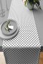 40x140cm Runner Woven Stain Resistant Premium Thai Feather Fabric Tablecloth Polka Dot Rnr299