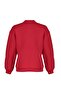 Red Thick Inner Fleece Stand Collar Relaxed/Comfortable Fit Knitted Sweatshirt TWOAW20SW0584 - 8