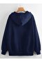 Brooklyn Navy Blue Hooded Kangaroo Pocket Sweatshirt Hoodie - 3