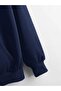 Brooklyn Navy Blue Hooded Kangaroo Pocket Sweatshirt Hoodie - 4