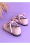 Bow Detailed Banded Orthopedic Children's Ballerinas - 5