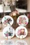 4-Piece Special Design Antique Motif Placemat & Supla