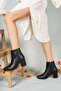 Black Skin Women's Boots 0012893s - 2