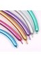 Chrome Sausage Balloon 10 Pieces 150X5 cm Mixed Color Long Thin Shape Giving Shiny Clown Balloon - 3