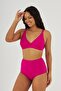 Starinci Bikini Set Pink Gathering High Waist - 8