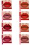 Set of 8 New Nude Oval Packaging Coffee Shades Matte Liquid Liquid Lipstick - 2