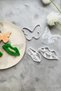 Life Cycle of the Butterfly Set of 3 Dough Shaper / Cookie / Ceramic / Game / Polymer - 2