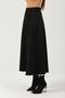 Women's Black High-Waist Suede Mevlana Skirt - 6