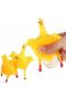 Crazy Chicken Squishy Laying Eggs Chicken Keychain Bag And Wallet Ornament Gift - 2