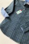 Navy Blue Three Color Long Sleeve Lumberjack Children's Shirt - 2