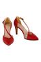 Women's Red Heeled Shoes - 2