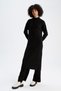 Regular Fit Turtleneck Thessaloniki Braided Maxi Knitwear Dress W0613Az22Wn - 2