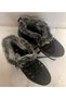 Women's Black-purple Color Furry Winter Boots Shoes Debora - 4