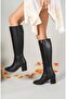 Black Skin Women's Boots0012816s - 3