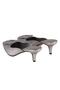 Silver High Heeled Women's Slippers - 4