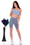 Women's Sports Crop Tights Set - 4