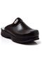 Unisex Black Orthopedic Sabo Slippers