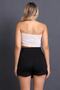 Black Women's Shorts Skirt with Cap - 3