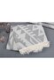 Pestemal Light Gray Pestemal 100x190 Cm Cotton Pestemal Gift for Day Pestemal Bathroom Pestemal - 3