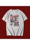 Rodzilla Written Dennis Rodman Basketball White Oversize Unisex T-shirt T-shirt Tee