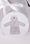 100% Cotton Animal Figured Hooded Children's Bathrobe - 3