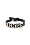 Black Jhope Bts Army Faux Leather 21 Cm Adjustable Bracelet