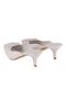 White High Heeled Women's Slippers - 4