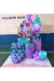 30 Pieces Mermaid Themed Balloon Set - ( Pink - Lilac - Mint Green Balloon )