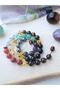 Natural Stone Male Student Success Necklace-Amber-Hematite-Amethyst-Aventurine-Citrine-Onyx-Red Eye-Agate - 4