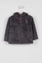 Base. Polo Assn Licensed Gray Baby Boy Hooded Cardigan