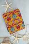 Ottoman Chinese Motif and Crystal Patterned Double Sided Peshtemal and Beach Towel - 6