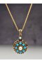 Mardin's Floral Blue Necklace - 2