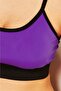 Women's Lilac Cross Thin Rope Strap Sports Bra - 6