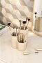 Makeup Organizer And Cosmetic Storage Box Organizer Set of 2 Cream - 3