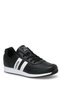 Reeds Pu Anatomical Thermo Sole Tied Sports Shoes Black White