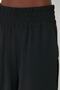 Black Wide Leg Elastic Waist Woven Trousers TWOSS22PL00024 - 6