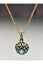 Mardin's Floral Blue Necklace - 5