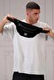 Unisex Black Suede 3-Compartment Cross Shoulder and Waist Bag - 5