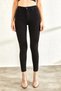 Super Skinny Jeans Pants No Fade Black Jeans Gatherer - 2